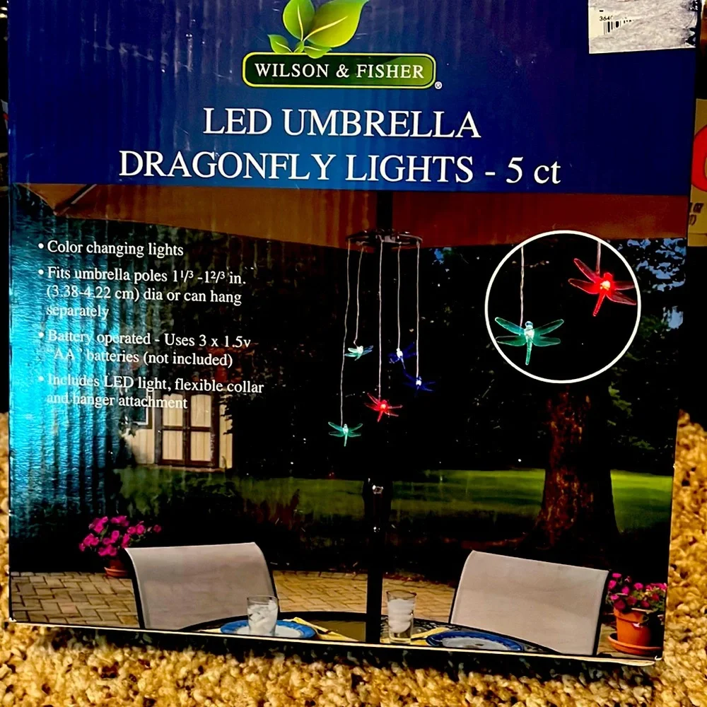 4/$25 LED umbrella dragonfly lights